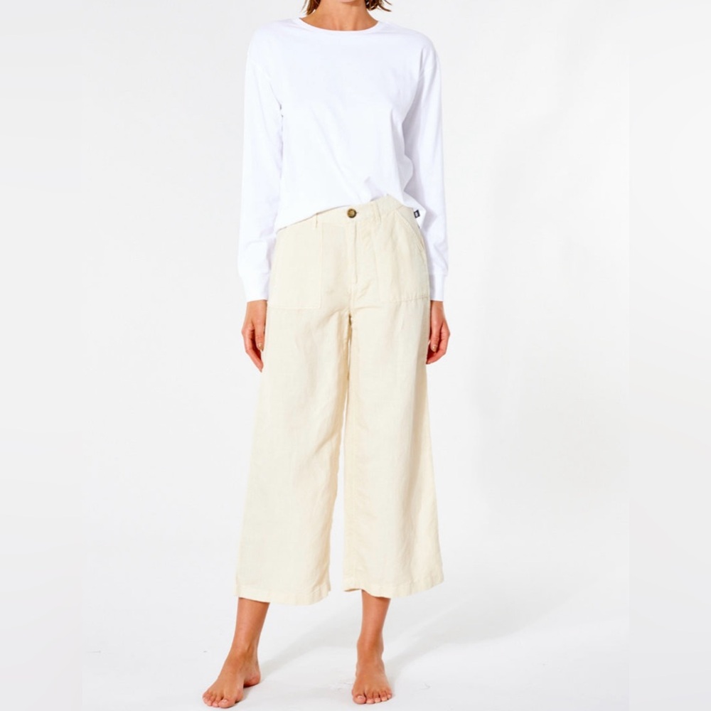 Rip Curl Summer Breeze Linen Blend Wide Leg Pants